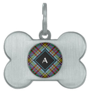 Clan Anderson Tartan Pet ID Tag