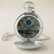 Clan Anderson Tartan Pocket Watch