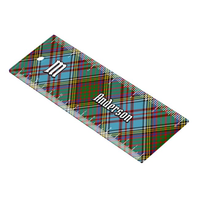 Clan Anderson Tartan Ruler (Angled)