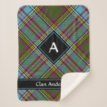 Clan Anderson Tartan Sherpa Blanket