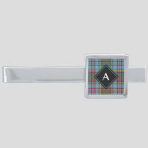 Clan Anderson Tartan Silver Finish Tie Bar