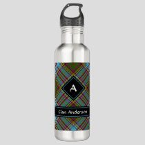Clan Anderson Tartan Stainless Steel Water Bottle
