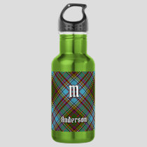 Clan Anderson Tartan Stainless Steel Water Bottle