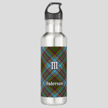 Clan Anderson Tartan Stainless Steel Water Bottle