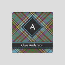 Clan Anderson Tartan Stone Magnet