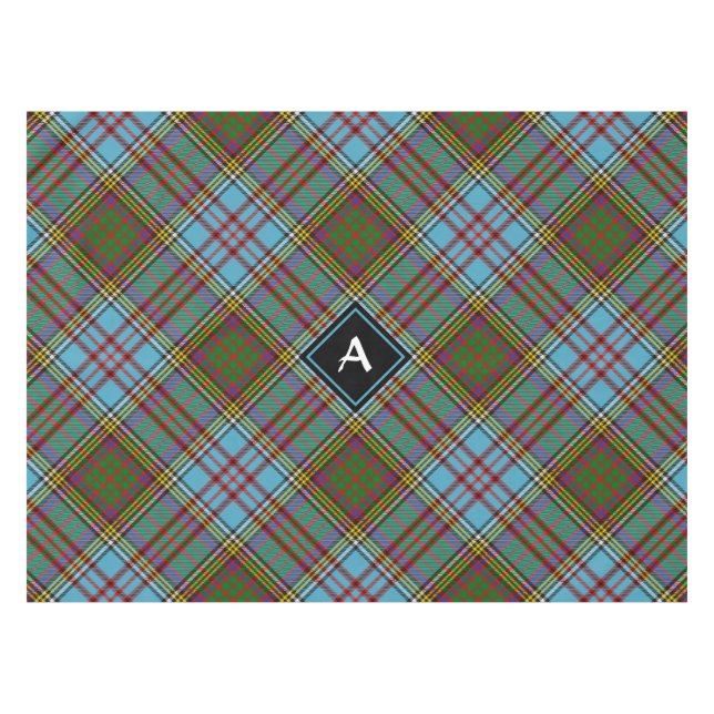 Clan Anderson Tartan Tablecloth (Front (Horizontal))