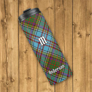 Clan Anderson Tartan Thermal Tumbler