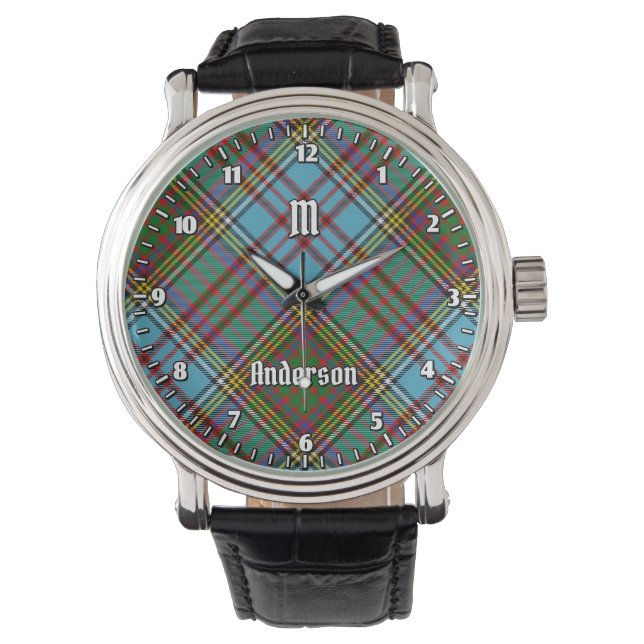 Clan Anderson Tartan Watch (Front)