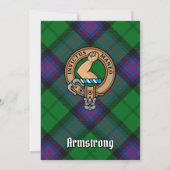 Clan Armstrong Crest Invitation (Back)