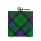 Clan Armstrong Crest over Tartan Flask (Back)