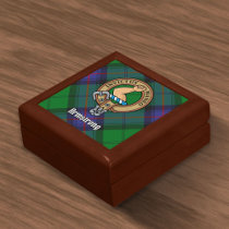 Clan Armstrong Crest over Tartan Gift Box