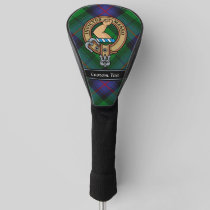 Clan Armstrong Crest over Tartan Golf Head Cover