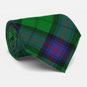 Clan Armstrong Crest over Tartan Neck Tie (Rolled)