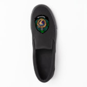 Clan Armstrong Crest over Tartan Patch (On Shoe Tip)