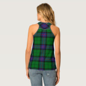 Clan Armstrong Crest over Tartan Tank Top (Back Full)
