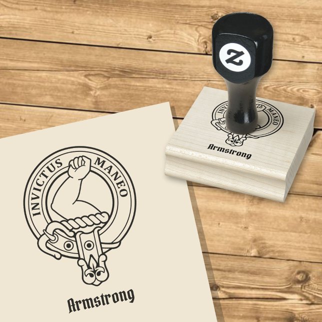 Clan Armstrong Crest Rubber Stamp (Creator Uploaded)