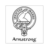 Clan Armstrong Crest Rubber Stamp (Imprint)