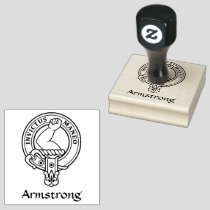 Clan Armstrong Crest Rubber Stamp