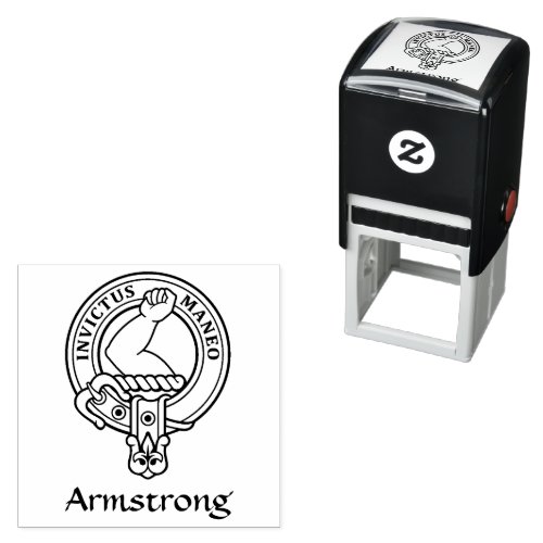 Clan Armstrong Crest Self_inking Stamp