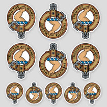Clan Armstrong Crest Sticker Set