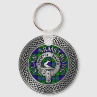 Clan Armstrong Crest & Tartan Knot