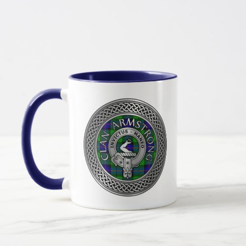 Clan Armstrong Crest  Tartan Knot Mug