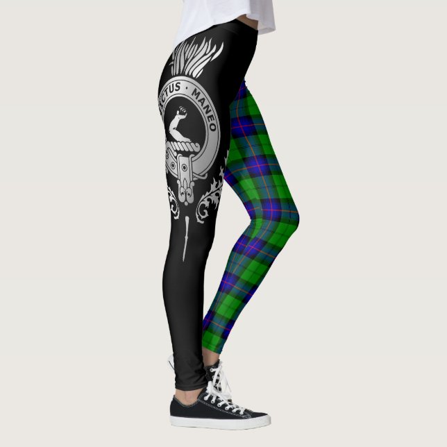 Clan Armstrong Crest & Tartan Leggings (Right)