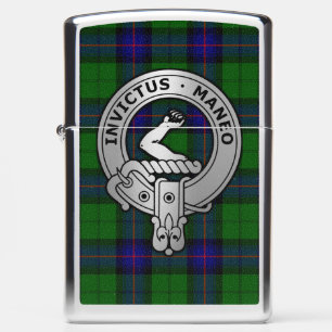 Clan Armstrong Crest & Tartan Zippo Lighter