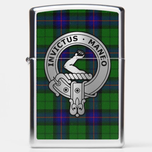 Clan Armstrong Crest  Tartan Zippo Lighter