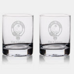 Clan Armstrong Customizable Whiskey Rocks Glass