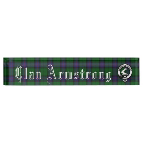 Clan Armstrong Desk Nameplate