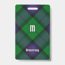 Clan Armstrong Hunting Tartan Badge