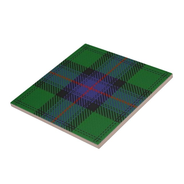 Clan Armstrong Scottish Expressions Tartan Tile (Side)