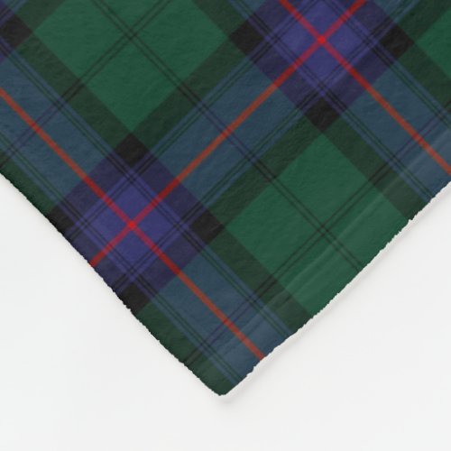 Clan Armstrong Scottish Tartan Plaid Pattern Fleece Blanket