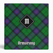 Clan Armstrong Tartan 3 Ring Binder (Front)