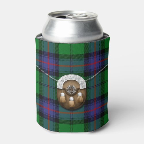 Clan Armstrong Tartan And Sporran Can Cooler