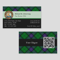 Clan Armstrong Tartan Business Card