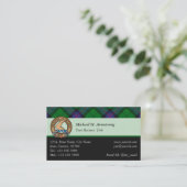 Clan Armstrong Tartan Business Card (Standing Front)