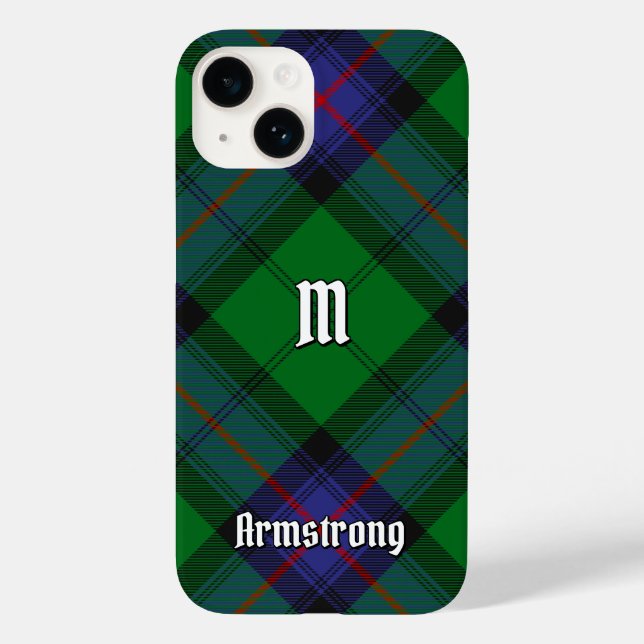 Clan Armstrong Tartan Case-Mate iPhone Case (Back)
