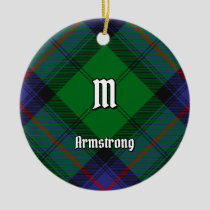 Clan Armstrong Tartan Ceramic Ornament