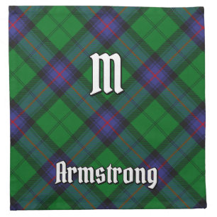 Clan Armstrong Tartan Cloth Napkin