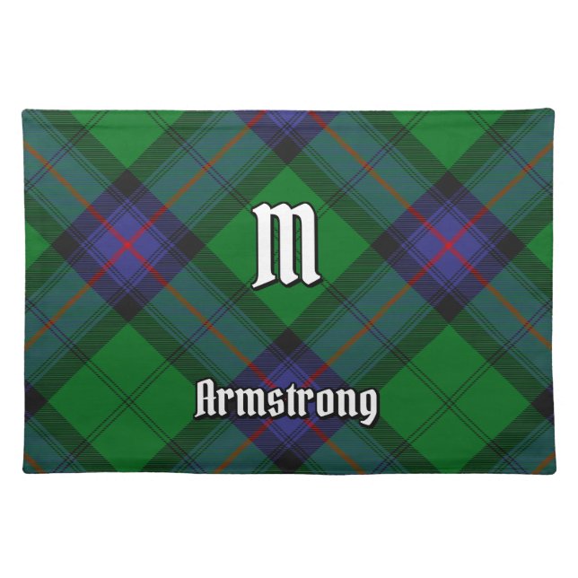 Clan Armstrong Tartan Cloth Placemat (Front)