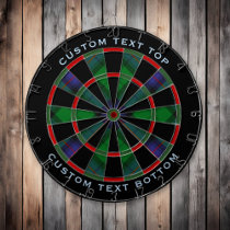 Clan Armstrong Tartan Dart Board