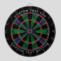 Clan Armstrong Tartan Dart Board