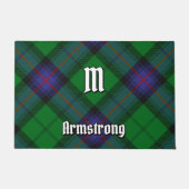 Clan Armstrong Tartan Doormat (Front)