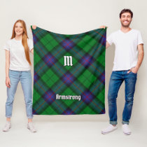 Clan Armstrong Tartan Fleece Blanket