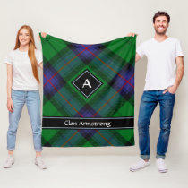 Clan Armstrong Tartan Fleece Blanket
