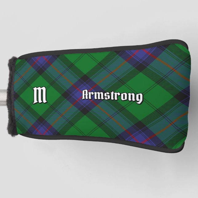 Clan Armstrong Tartan Golf Head Cover (Front)