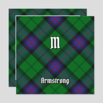 Clan Armstrong Tartan Invitation