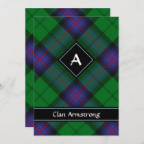 Clan Armstrong Tartan Invitation